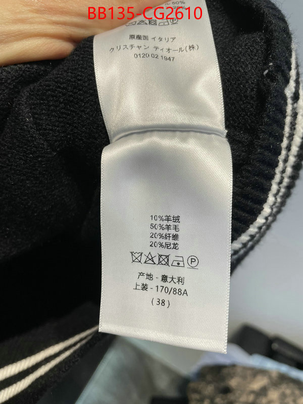 Clothing-Dior replica 1:1 high quality ID: CG2610 $: 135USD