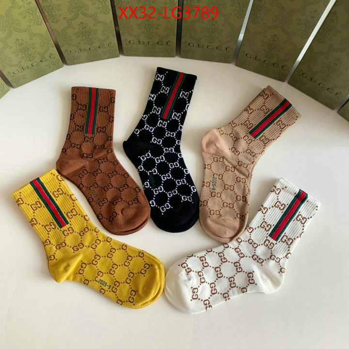 Sock-Gucci buy best quality replica ID: LG3789 $: 32USD