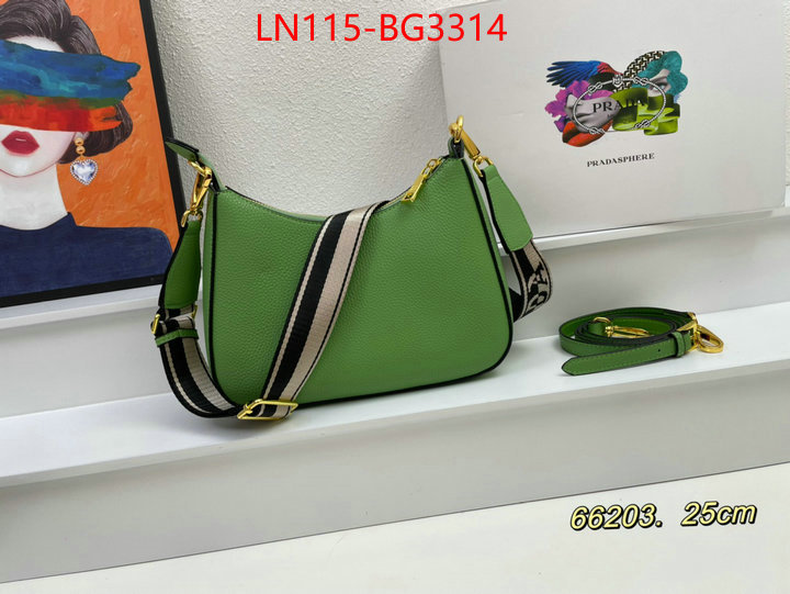 Prada Bags (4A)-Diagonal- new ID: BG3314 $: 115USD