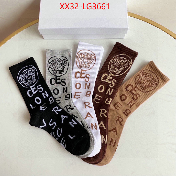 Sock-Versace where could you find a great quality designer ID: LG3661 $: 32USD