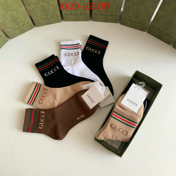 Sock-Gucci customize the best replica ID: LG3797 $: 29USD