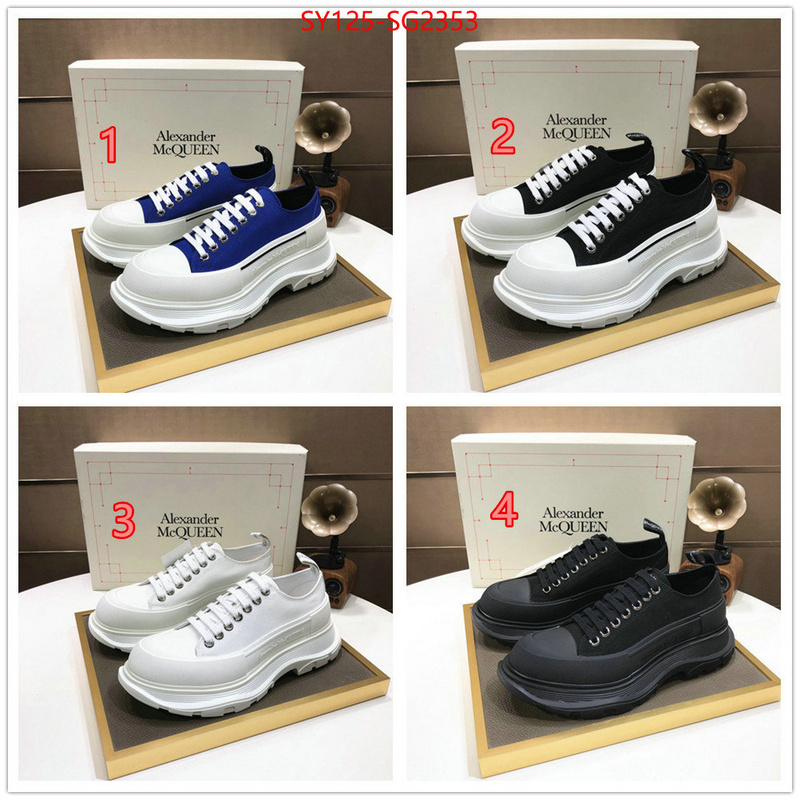 Men Shoes-Alexander McQueen can you buy knockoff ID: SG2353 $: 125USD