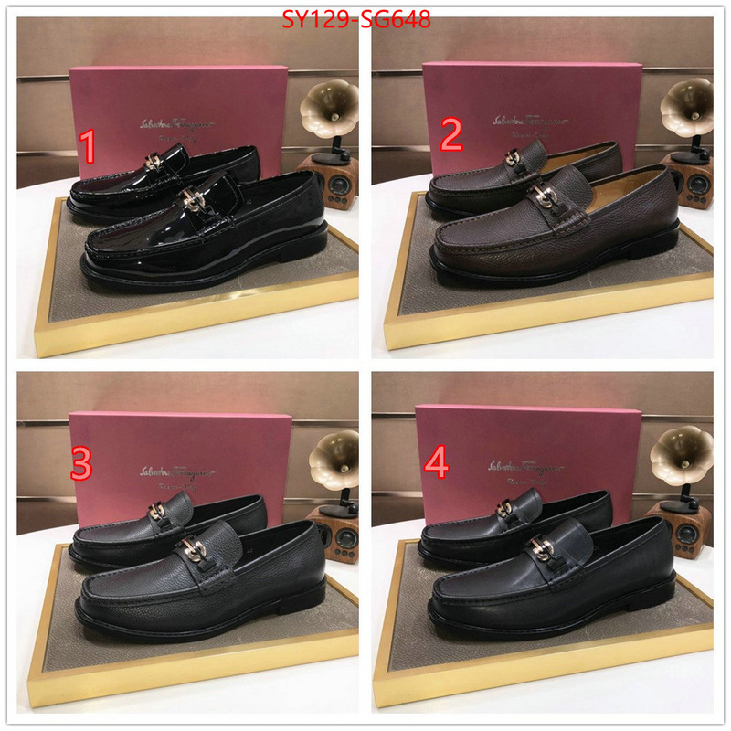 Men shoes-Ferragamo replica aaaaa+ designer ID: SG648 $: 129USD