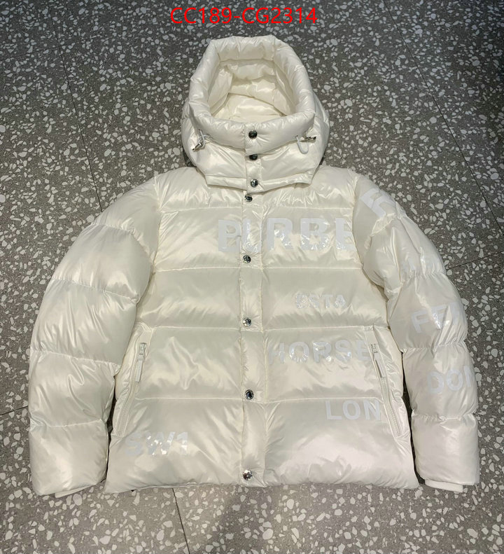 Down jacket Women-Burberry same as original ID: CG2314 $: 189USD