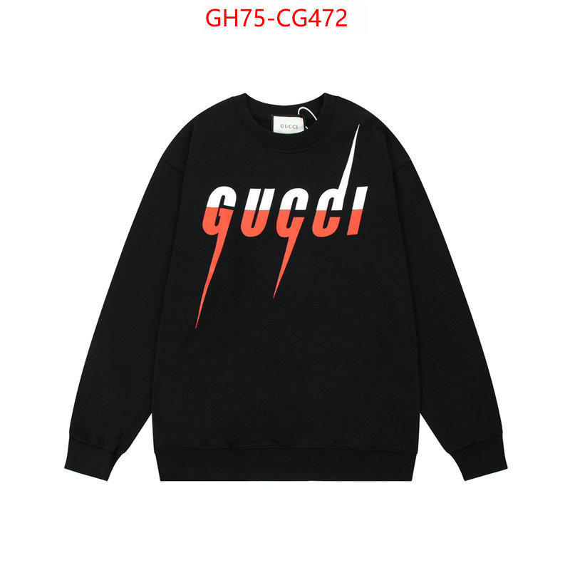 Clothing-Gucci wholesale china ID: CG472 $: 75USD