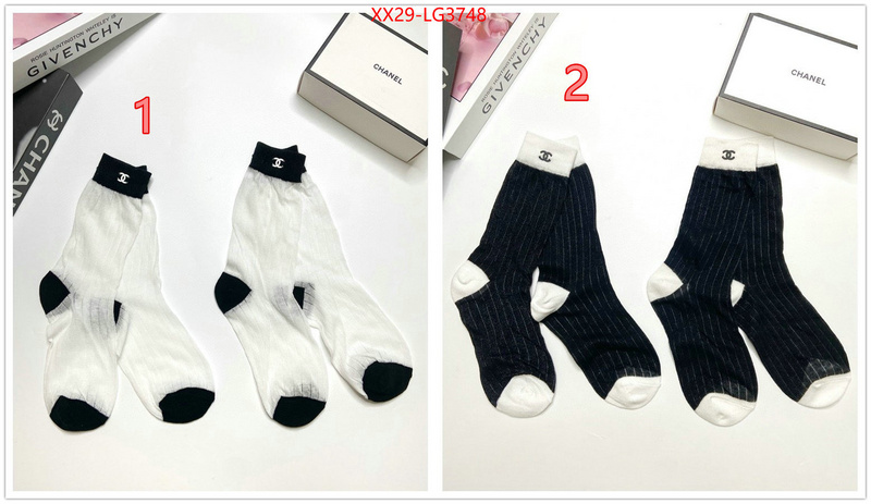 Sock-Chanel replica us ID: LG3748 $: 29USD