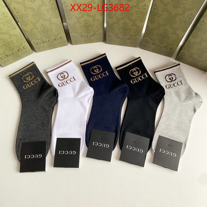 Sock-Gucci perfect quality designer replica ID: LG3682 $: 29USD