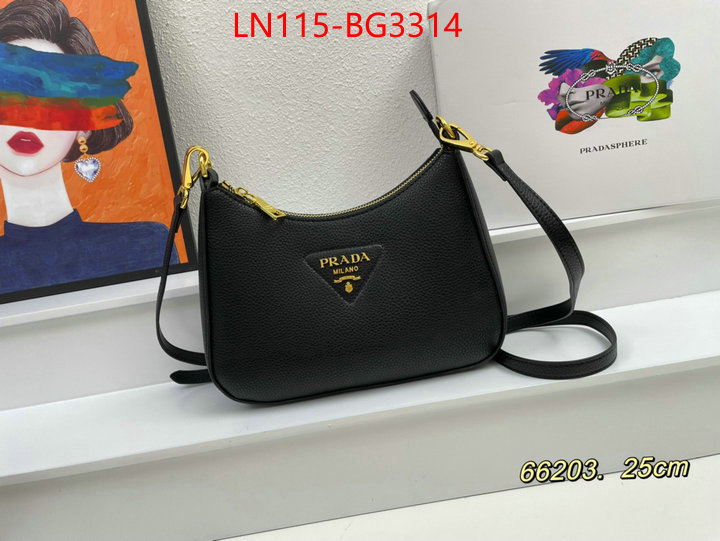 Prada Bags (4A)-Diagonal- new ID: BG3314 $: 115USD