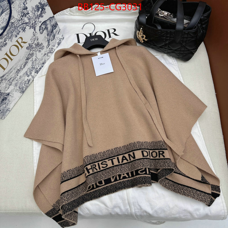 Clothing-Dior fashion replica ID: CG3031 $: 125USD