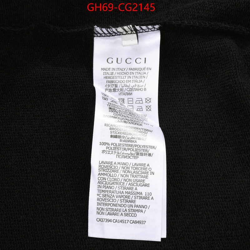 Clothing-Gucci sellers online ID: CG2145 $: 69USD