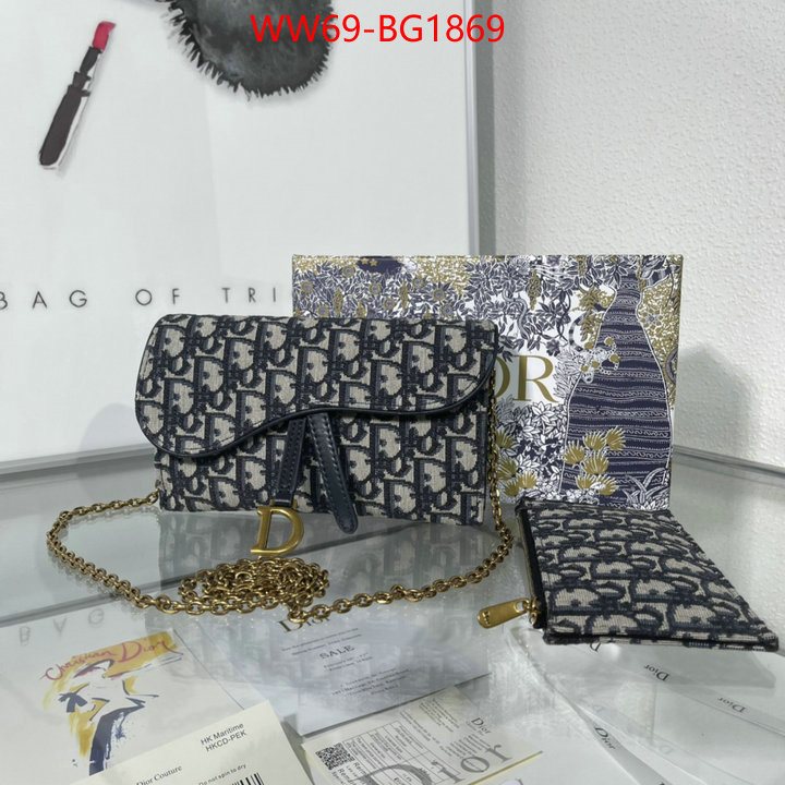 Dior Bags(4A)-Saddle- high quality customize ID: BG1869 $: 69USD