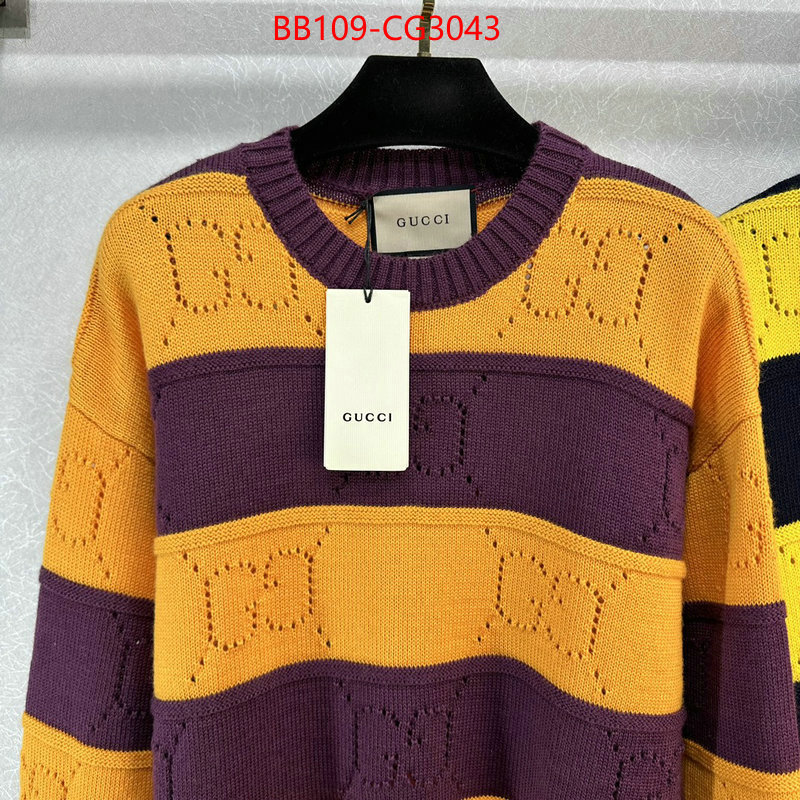 Clothing-Gucci how quality ID: CG3043 $: 109USD