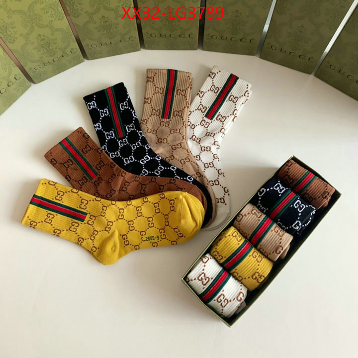 Sock-Gucci buy best quality replica ID: LG3789 $: 32USD