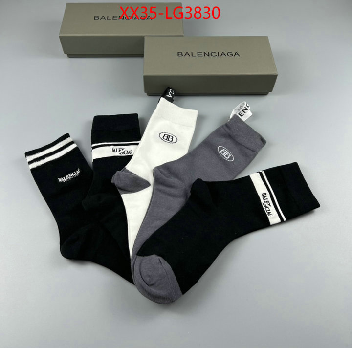 Sock-Balenciaga shop the best high quality ID: LG3830 $: 35USD