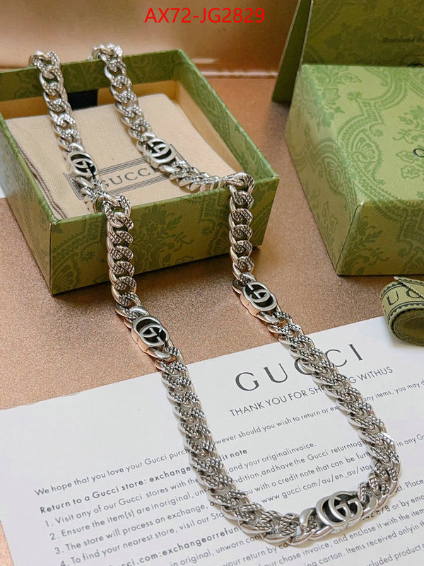 Jewelry-Gucci perfect quality ID: JG2829 $: 72USD