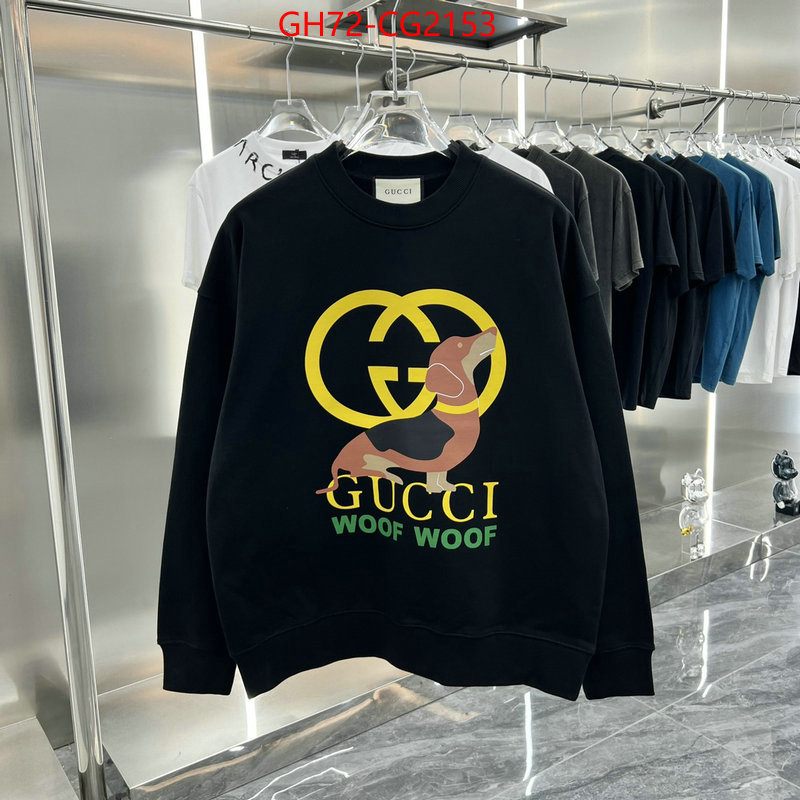 Clothing-Gucci top grade ID: CG2153 $: 72USD