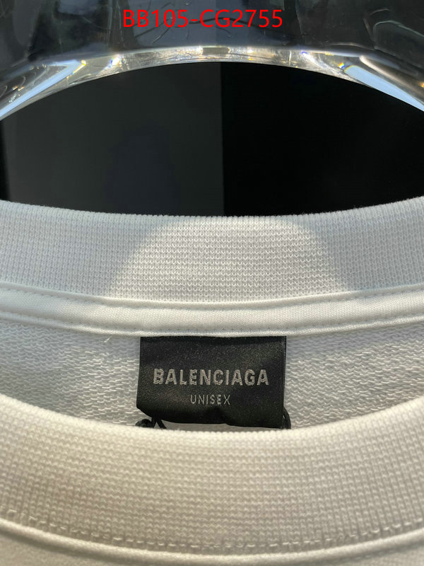 Clothing-Balenciaga where to buy fakes ID: CG2755 $: 105USD