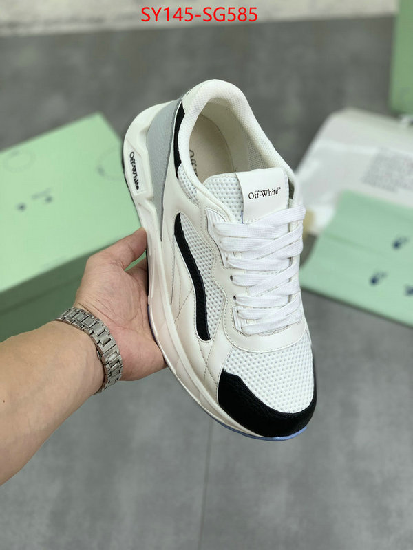 Men Shoes-Offwhite best quality fake ID: SG585 $: 145USD