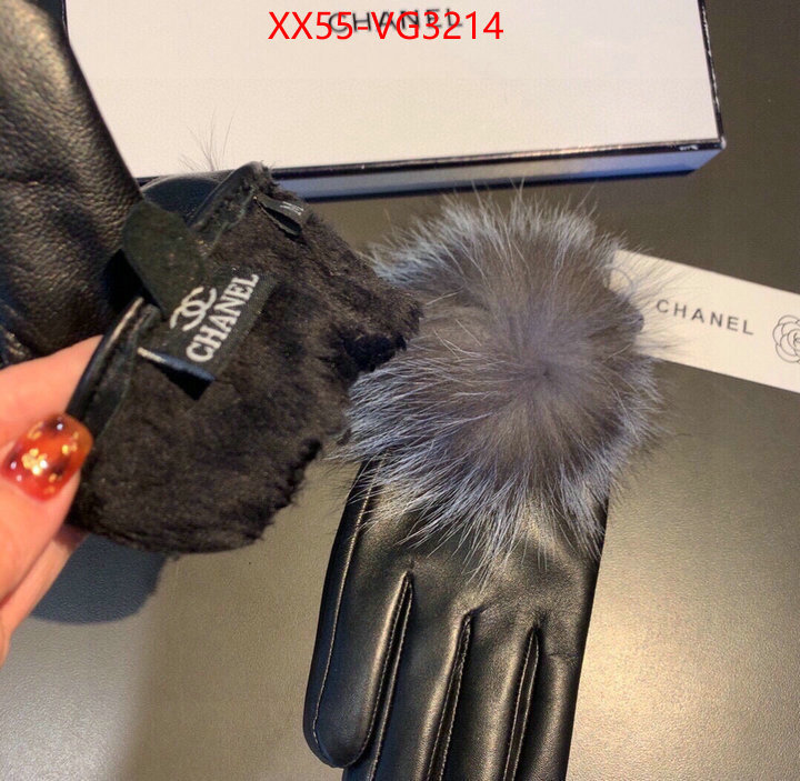 Gloves-Chanel highest product quality ID: VG3214 $: 55USD