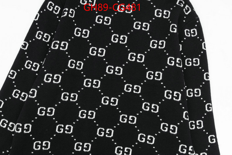 Clothing-Gucci designer replica ID: CG481 $: 89USD