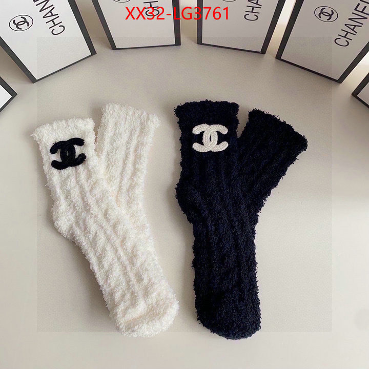 Sock-Chanel 1:1 replica wholesale ID: LG3761 $: 32USD