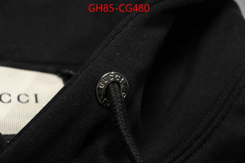 Clothing-Gucci 1:1 replica wholesale ID: CG480 $: 85USD