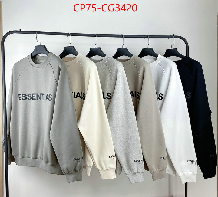 Clothing-Essentials best luxury replica ID: CG3420 $: 75USD