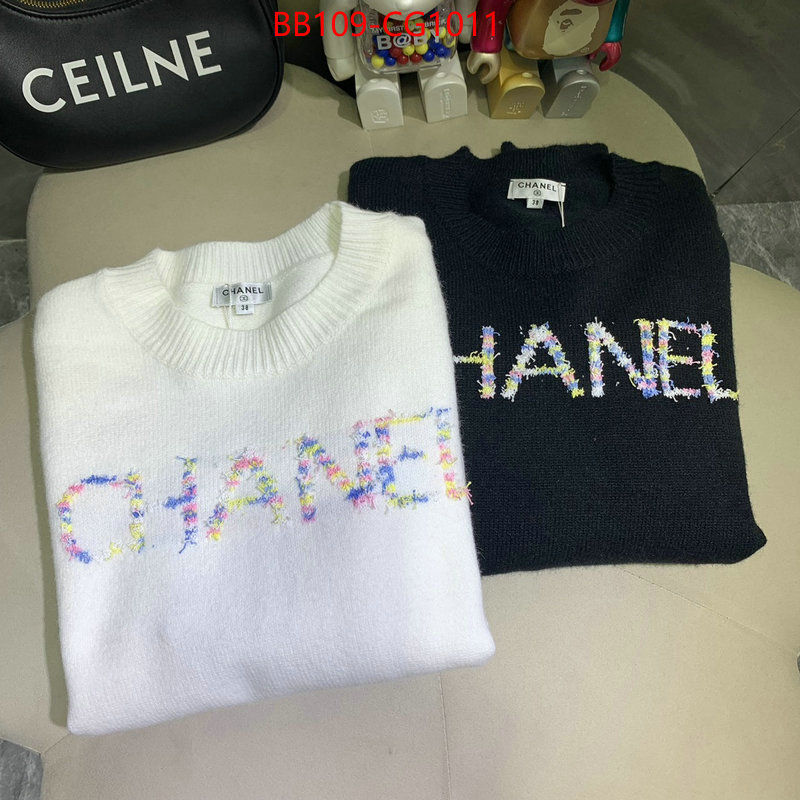 Clothing-Chanel cheap online best designer ID: CG1011 $: 109USD