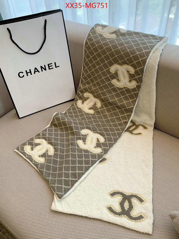 Scarf-Chanel shop designer ID: MG751 $: 35USD