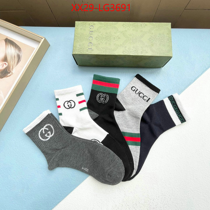 Sock-Gucci where to find best ID: LG3691 $: 29USD