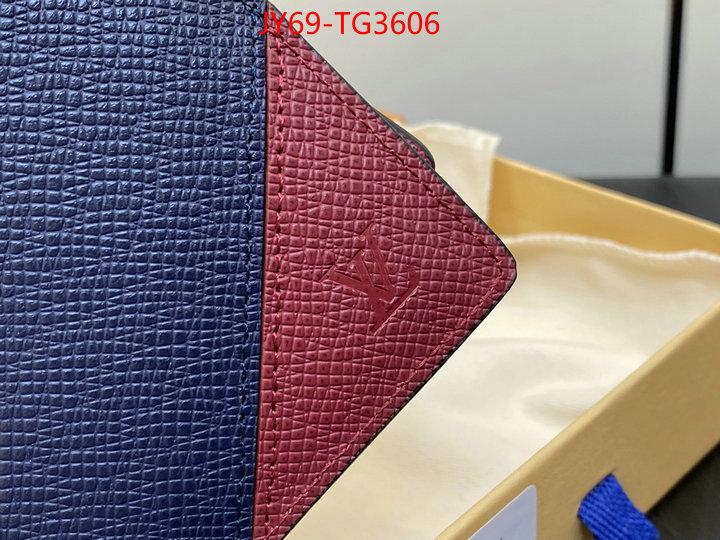 LV Bags(TOP)-Wallet knockoff highest quality ID: TG3606 $: 69USD