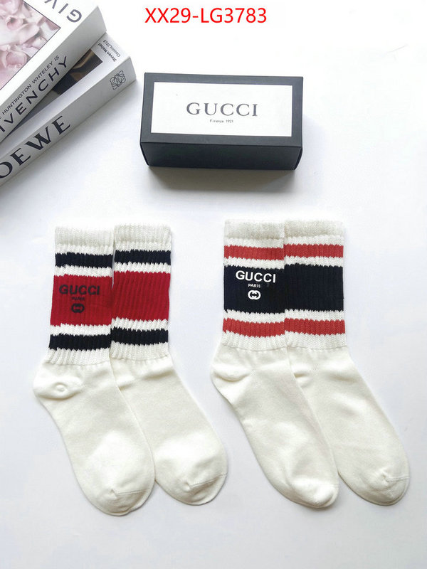 Sock-Gucci quality replica ID: LG3783 $: 29USD