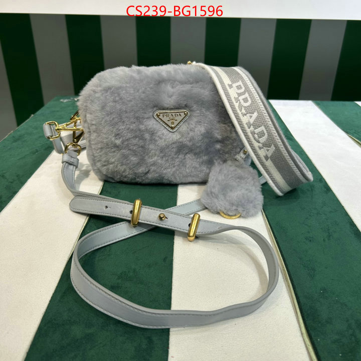 Prada Bags (TOP)-Diagonal- where could you find a great quality designer ID: BG1596 $: 239USD