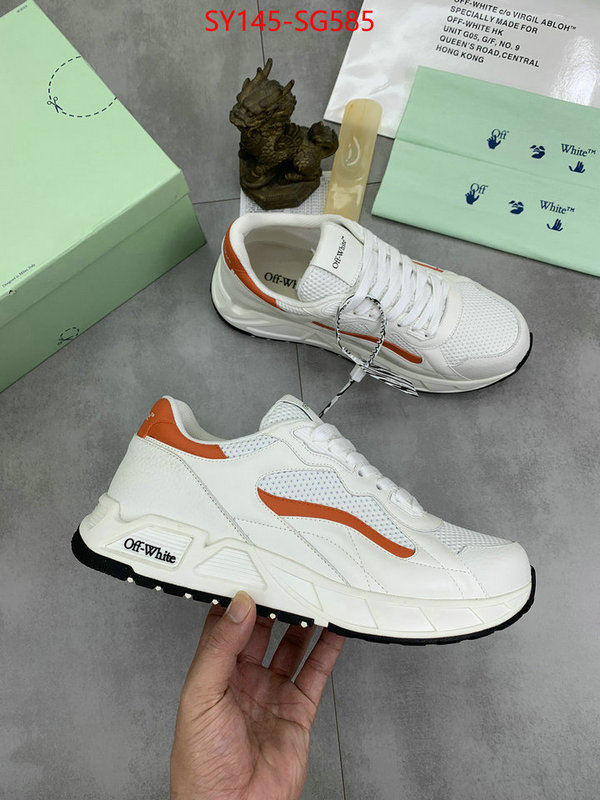 Men Shoes-Offwhite best quality fake ID: SG585 $: 145USD