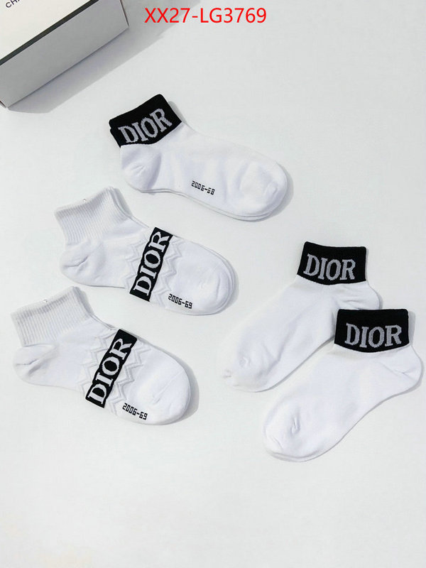 Sock-Dior best quality replica ID: LG3769 $: 27USD