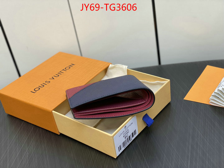 LV Bags(TOP)-Wallet knockoff highest quality ID: TG3606 $: 69USD