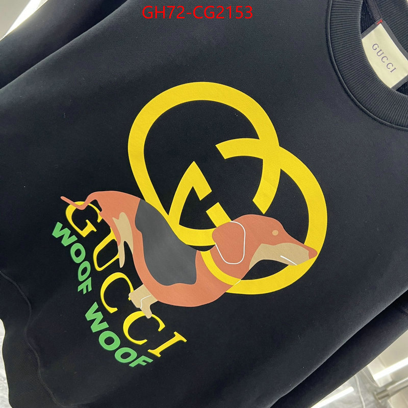 Clothing-Gucci top grade ID: CG2153 $: 72USD