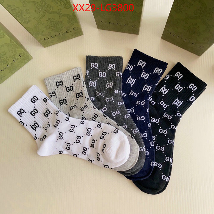 Sock-Gucci china sale ID: LG3800 $: 29USD