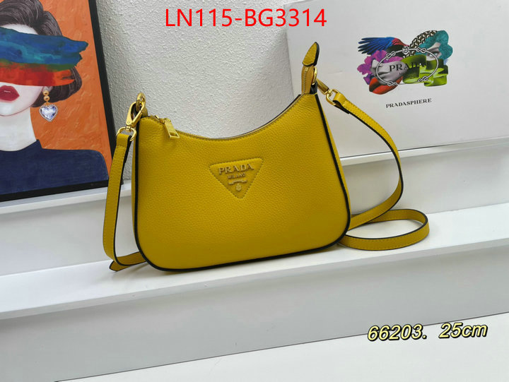 Prada Bags (4A)-Diagonal- new ID: BG3314 $: 115USD