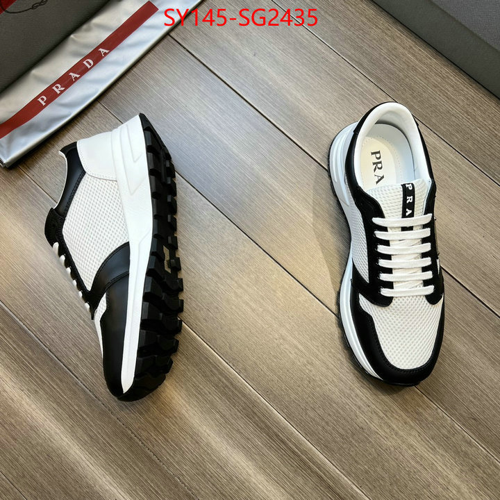 Men shoes-Prada highest quality replica ID: SG2435 $: 145USD