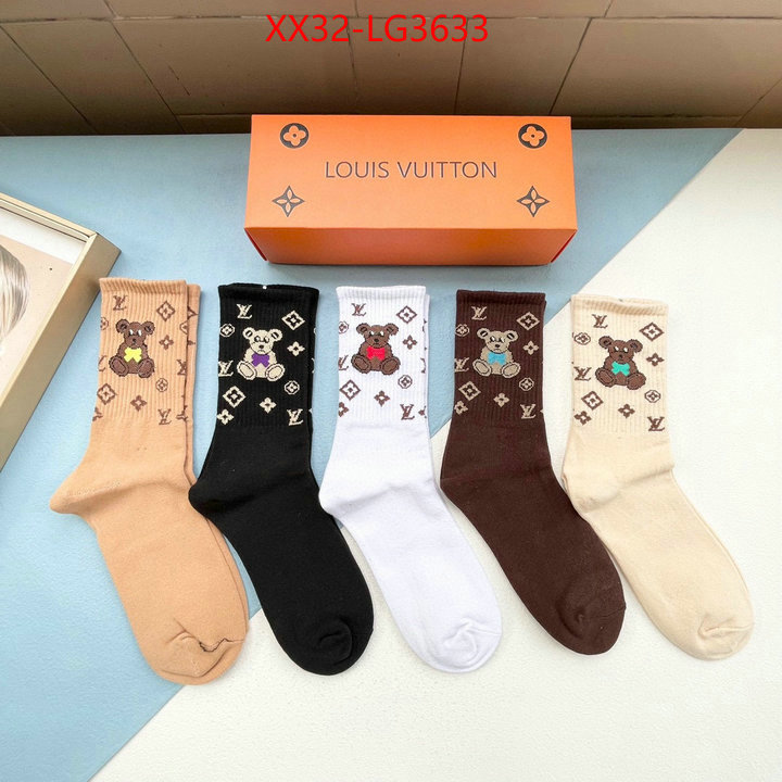 Sock-LV high-end designer ID: LG3633 $: 32USD