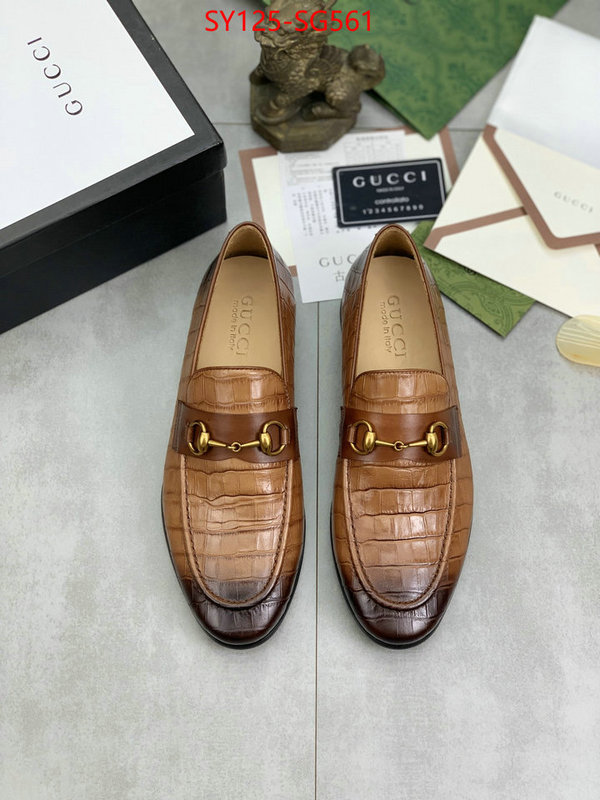 Men Shoes-Gucci top 1:1 replica ID: SG561 $: 125USD