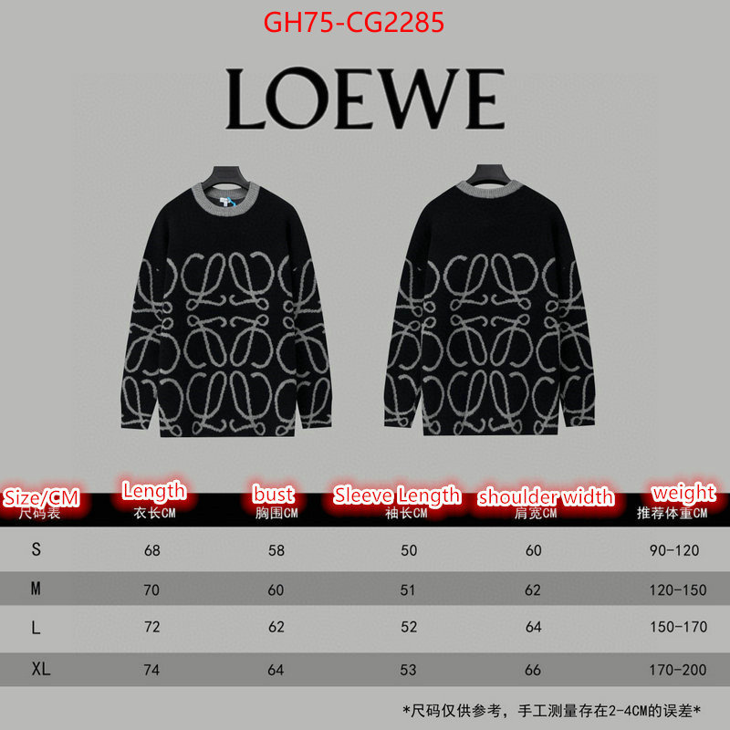 Clothing-Loewe quality aaaaa replica ID: CG2285 $: 75USD
