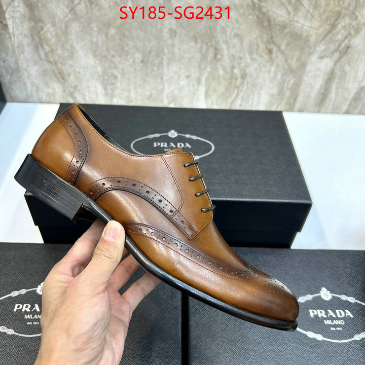 Men shoes-Prada best site for replica ID: SG2431 $: 185USD