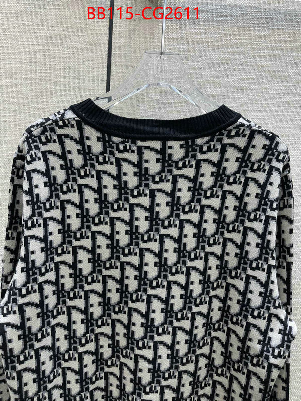 Clothing-Dior designer fake ID: CG2611 $: 115USD