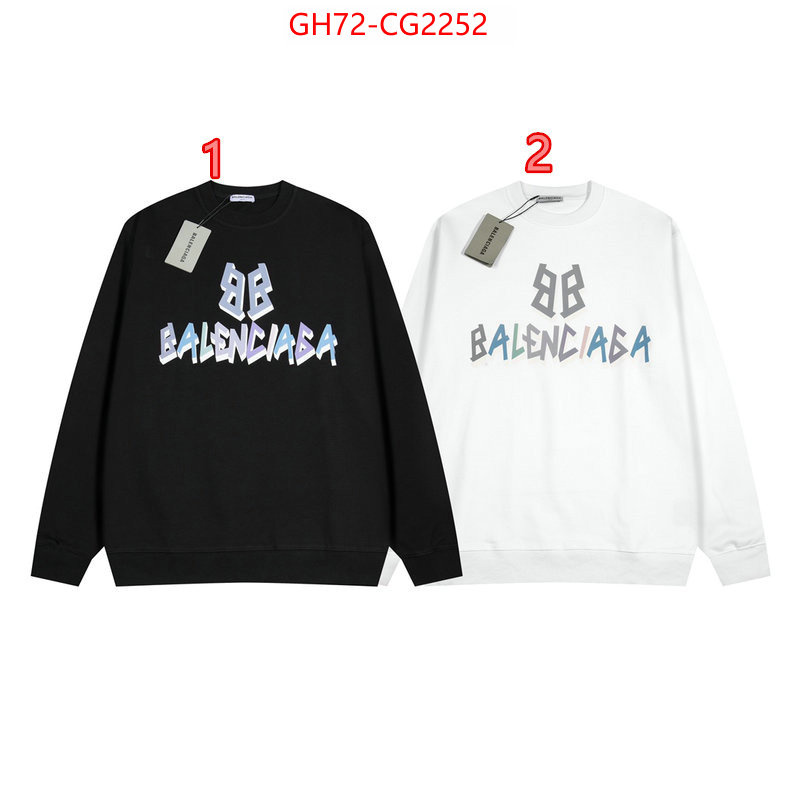 Clothing-Balenciaga buy best high-quality ID: CG2252 $: 72USD