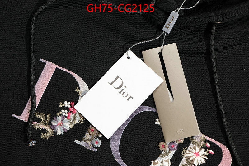 Clothing-Dior online china ID: CG2125 $: 75USD