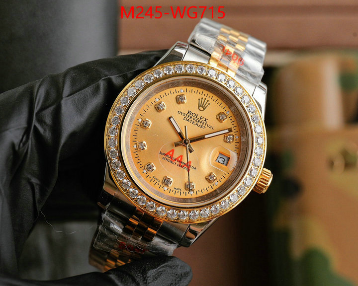 Watch(TOP)-Rolex designer 1:1 replica ID: WG715 $: 245USD