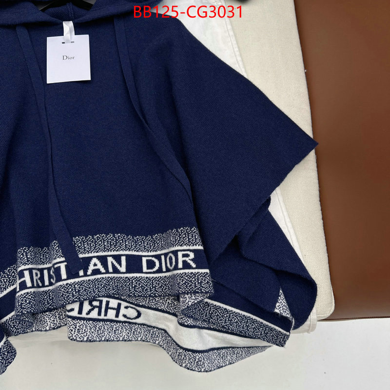 Clothing-Dior fashion replica ID: CG3031 $: 125USD