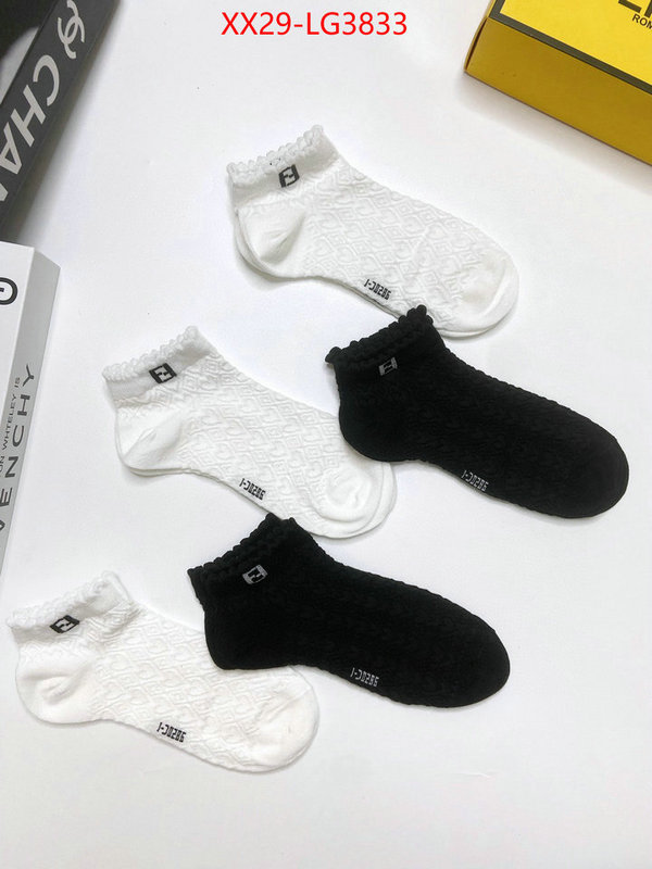 Sock-Fendi where can i buy ID: LG3833 $: 29USD